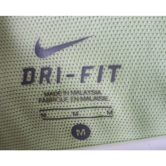 Womens Nike Dri-Fit Medium Layered Neon Green Gray Full Zip Hooded - Picture 5 of 10